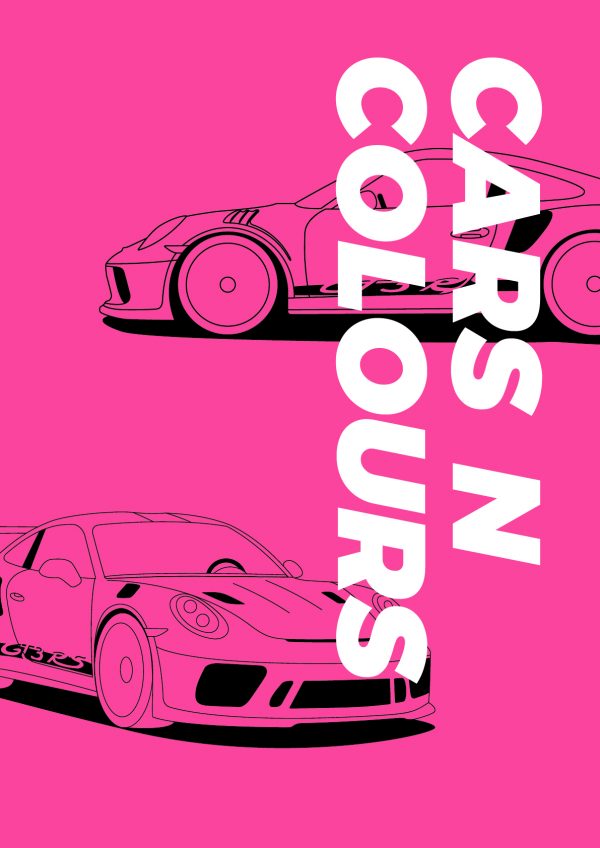 Plakat Porsche 911 GT3 RS Cars N Colours